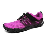 SAGUARO Zapatillas Barefoot Hombre Mujer Zapatillas Minimalistas Zapatos Barefoot Calzado Minimalistas Zapatillas de Trail Running Barefoot Shoes para Zero Drop Suela Morado,Gr.39