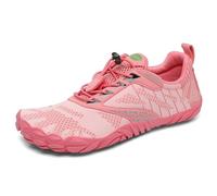 SAGUARO Zapatillas Barefoot Hombre Mujer Zapatillas Minimalistas Zapatos Barefoot Calzado Minimalistas Zapatillas de Trail Running Barefoot Shoes para Zero Drop Suela Rosa Intenso,Gr.36