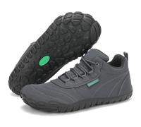 SAGUARO Zapatillas Barefoot Hombre Zapatillas Minimalistas Mujer Zapatillas de Trail Running Antideslizantes Zapatos Barefoot Calzado Descalzo con Suela Zero Drop Gris,EU Gr.47
