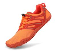 SAGUARO Zapatillas Barefoot Hombre Zapatos Minimalistas Mujer Calzado Descalzos Ligeras Transpirables y Antideslizantes, 059 Naranja, 42 EU