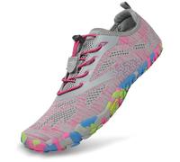 SAGUARO Zapatillas Barefoot Hombre Zapatos Minimalistas Mujer Calzado Descalzos Ligeras Transpirables y Antideslizantes, 04 Rosa, 41 EU