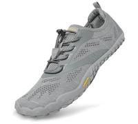 SAGUARO Zapatillas Barefoot Hombre Zapatos Minimalistas Mujer Calzado Descalzos Ligeras Transpirables y Antideslizantes, 05 Gris, 43 EU