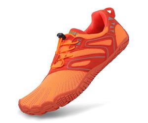 SAGUARO Zapatillas Barefoot Hombre Zapatos Minimalistas Mujer Calzado Descalzos Ligeras Transpirables y Antideslizantes, 059 Naranja, 39 EU