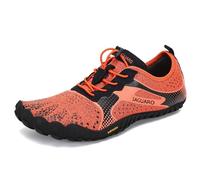 SAGUARO Zapatillas Barefoot Hombre Zapatos Minimalistas Mujer Zapatillas de Trail Running Ligera Calzado Barefoot para Wide Tox Box Portland Orange,Gr.45