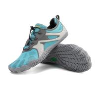 SAGUARO Zapatillas Barefoot Mujer Minimalistas Zapatillas de Trail Antideslizante Calzado de Deporte Transpirable Turquesa 41 EU
