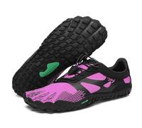 SAGUARO Zapatillas de Barefoot Mujer Zapatillas de Trail Running Minimalista Zapatos de Deporte Morado 40 EU
