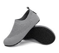 SAGUARO Zapatillas de Casa Hombre Mujer Pantuflas Interior Exterior Slipper Antideslizante Suave, Gris tierra 38/39EU