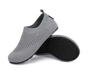 SAGUARO Zapatillas de Casa Hombre Mujer Pantuflas Interior Exterior Slipper Antideslizante Suave, Gris tierra 40/41EU