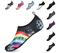 SAGUARO Zapatos Agua Mujer Zapato Calcetin Hombre Deporte Natación Unisex Zapatos de Verano Escarpines Yoga Arcoiris 36/37
