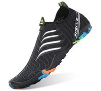 SAGUARO Zapatos de Agua Mujer Antideslizante Secado Rápido Calzado Natación Escarpines Hombre Nero 43