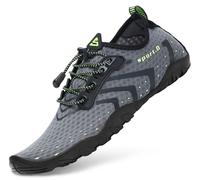 SAGUARO Zapatos de Agua Mujer Hombre Escarpines Piscina Secado Zapatillas para Nadar Ligeros Calzado para Vela, Gris Claro, 40 EU