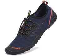 SAGUARO Zapatos de Agua Mujer Hombre Escarpines Piscina Secado Zapatillas para Nadar Ligeros Calzado para Vela, Azul Profundo, 44 EU