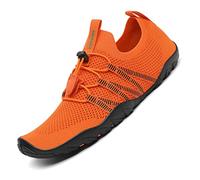 SAGUARO Zapatos de Agua Mujer Hombre Escarpines Piscina Secado Zapatillas para Nadar Ligeros Calzado para Vela, Naranja tráfico, 46 EU