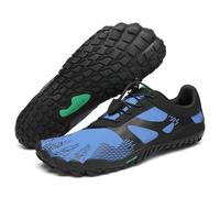 SAGUARO Zapatos Descalzos para Correr Hombre Barefoot Zapatillas Transpirables Zapatos de Trail Running Azul 46 EU