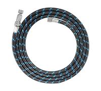 SAGUD Manguera de aerógrafo 6 pies manguera de goma trenzada con accesorios de tamaño estándar 1/8 en ambos extremos y cepillo de aire de liberación rápida acoplamiento de separación