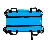 SAGZLKD Almohadilla de posicionamiento para Cama con Asas y Correas para los Hombros, Almohadilla de Cambio de Dispositivo Auxiliar Adecuada para Personas Mayores y Pacientes Blue,A
