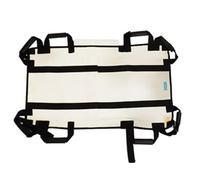 SAGZLKD Almohadilla de posicionamiento para Cama con Asas y Correas para los Hombros, Almohadilla de Cambio de Dispositivo Auxiliar Adecuada para Personas Mayores y Pacientes Off-White,A
