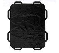 SAGZLKD Sábana de traslado con Asas, Adecuada para Personas obesas, Personas Mayores y Pacientes Que Necesitan ser trasladados Black,100x120cm