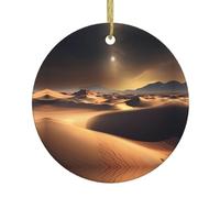 Sahara - Adorno colgante de cerámica para árbol de Navidad del desierto