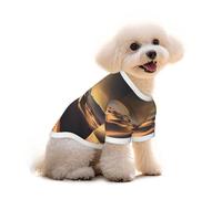 Sahara - Camiseta de algodón puro con estampado del desierto para mascotas, chaleco cómodo para perros y gatos, para ropa de invierno de verano pequeña y mediana