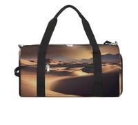 Sahara Desert - Bolsa de gimnasio para hombres y mujeres, impermeable, bolsa de lona grande para viajes y entrenamiento