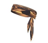 Sahara Desert Prints Bandana deportiva de doble cara con correas que absorben el sudor y transpirable, adecuada para correr y fitness.