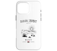 Sahara Desierto Egipto Bandera árabe Script Sahara Souvenir Carcasa para iPhone 16 Pro MAX