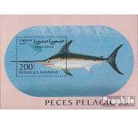 Sáhara edición el Gobierno en el exilio sin validez en Internacional. el tráfico Postal No..20 Nuevo con Goma Original ** MNH 1997 Peces (Sellos para los coleccionistas) Los Animales acuáticos