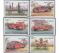Sáhara edición el Gobierno en el exilio sin validez en Internacional. el tráfico Postal No..44 Nuevo con Goma Original ** MNH 1998 vehículos de Bomberos (Sellos para los coleccionistas) Fuego/Policí
