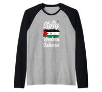 Sáhara Occidental Camiseta Manga Raglan