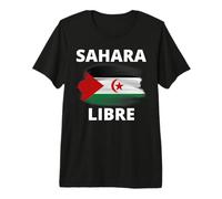 Sahara Occidental Libre, Sahara Libre,Free Western Sahara Camiseta Premium