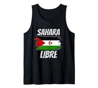 Sahara Occidental Libre, sahara libre,free western sahara Camiseta sin Mangas
