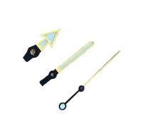 Saharuse 1 Juego de Agujas for Reloj SKX007, Piezas Buceo, Puntero Luminoso Verde C3 for Movimiento NH35/NH36