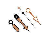 Saharuse 1 Juego de Agujas NH34 GMT SKX NH34A 4R34 Verdes Luminosas for Relojes con Movimiento NH35, NH36, NH38, NH39 y NH70(NO.4 Orange)