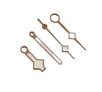 Saharuse 1 Juego de manecillas GMT NH34 Snowflake for Relojes NH34A 4R34, punteros for Movimiento NH35, Agujas Luminosas Verdes(NO.12 Silver Gold)