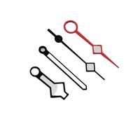 Saharuse 1 Juego de manecillas GMT Snowflake NH34A 4R34 Verdes Luminosas for Movimiento NH35(NO.6 Silver Black)