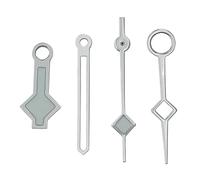 Saharuse 1 Juego de manecillas Luminosas NH34 GMT for Reloj, Plateadas, Negras, Doradas y Verde Rosa(C6)