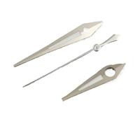 Saharuse 1 Juego de manecillas Luminosas Verdes Plateadas 12 x 8 mm for Relojes con Movimiento NH35/NH36/7S26/7S36/4R35/4R36