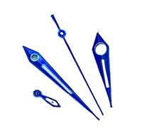 Saharuse 1 Juego de manecillas NH39 Plateadas/Azul verdosas Luminosas for Reloj, compatibles con Movimientos automáticos(Silver)