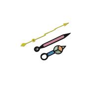 Saharuse 1 manecilla NH35, Accesorio for Reloj, Multicolor, con Efecto Rayo, Verde Luminoso, Compatible el Movimiento NH36 4R(4)