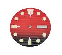 Saharuse 1 Reloj Luminoso Verde con Esfera de 28,5mm Adecuado for Movimiento NH36 y Hombres(NO.113)