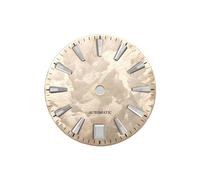 Saharuse 1 Unidad, 28,5mm, Esfera Sakura BGW9 C3 Lume Rosa, Fecha a Las 6 en Punto for Texto de Movimiento NH35 NH36(Yellow,3o Clock)