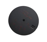 Saharuse 1 Unidad a quién le Importa la Esfera del Reloj de 28,5mm Compatible con NH35 NH36 4R35 4R36 7S Movimiento SKX007 SKX009 SRPD Piezas Repuesto Carcasa(White Red)