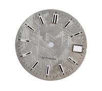 Saharuse 1 Unidad de 28,5mm for NH35 Dial S Logo Textura luz Nocturna Accesorios Reloj for Hombre Movimiento(6-S Logo,NO)
