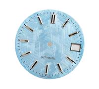Saharuse 1 Unidad de 28,5mm for NH35 Dial S Logo Textura luz Nocturna Accesorios Reloj for Hombre Movimiento(2-S Logo,NO-Logo)