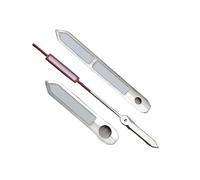 Saharuse 1 Unidad de Agujas NH35 modificadas, Pasador Reloj, Color Rojo, Plateado y Verde Luminoso, Compatible con el Movimiento NH36 4R 7S