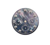 Saharuse 1 Unidad de Piezas Esfera Reloj 29mm, Caja Cuarzo for Movimiento VK63(NO Logo 4)