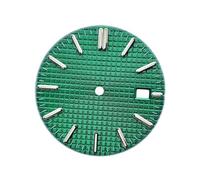 Saharuse 1 Unidad, Esfera de 31,8 Mm NH35, Fecha día celosía Compatible con NH35/NH36/Mioyta 8215/8285, Piezas Repuesto Reloj Movimiento(Green,NH35)