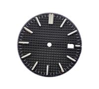 Saharuse 1 Unidad, Esfera de 31,8 Mm NH35, Fecha día celosía Compatible con NH35/NH36/Mioyta 8215/8285, Piezas Repuesto Reloj Movimiento(Black,NH35)