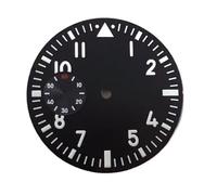Saharuse Accesorios de Esfera Reloj, 6497, 6498, for piloto, Fluorescente, Verde, 38,8 MM, 1 ud